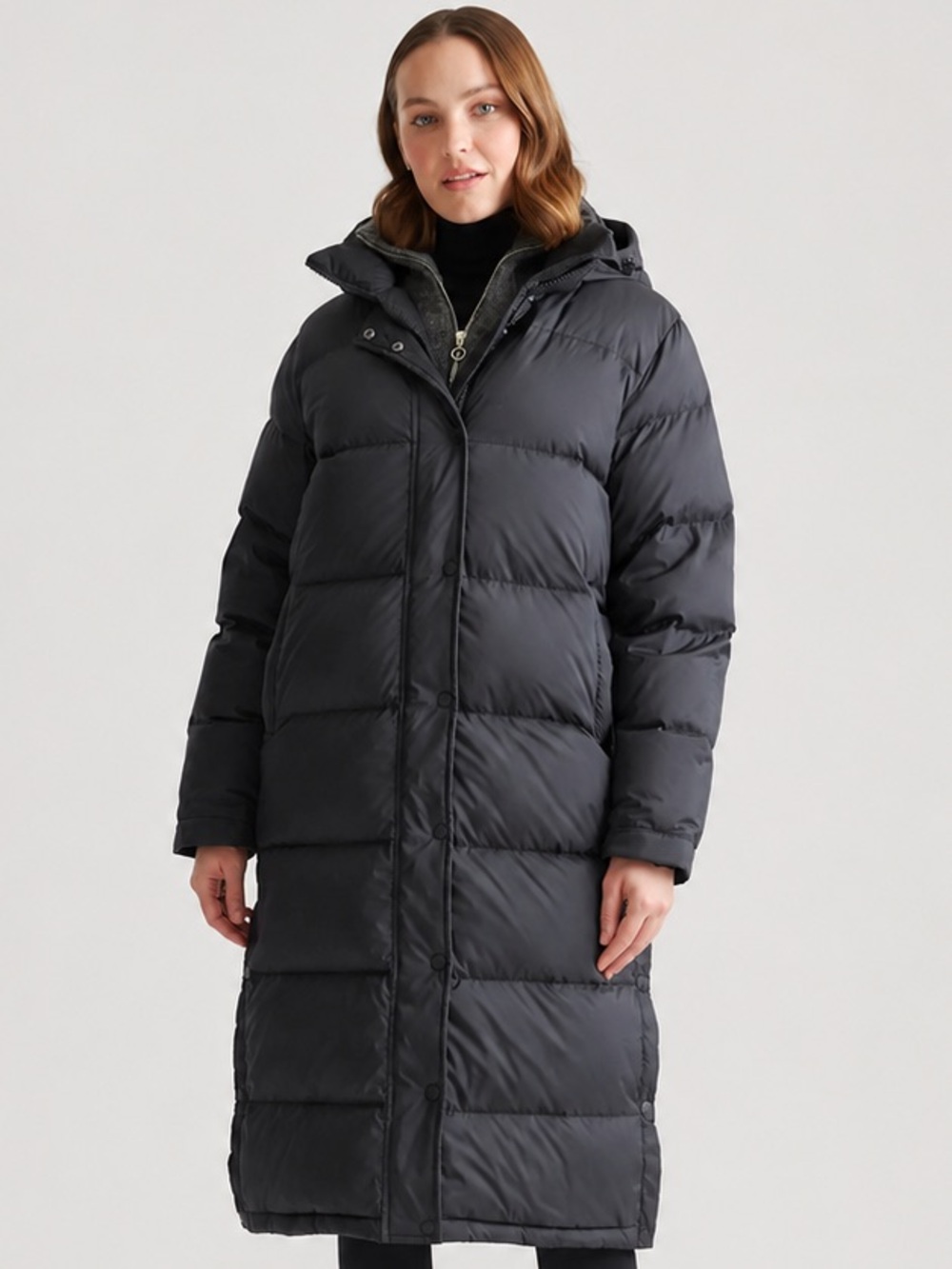 Quince Responsible Down Long Puffer Jacket Black S